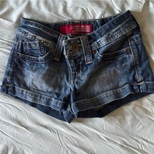 Guess Women’s Dark Blue Denim 24 Shorts